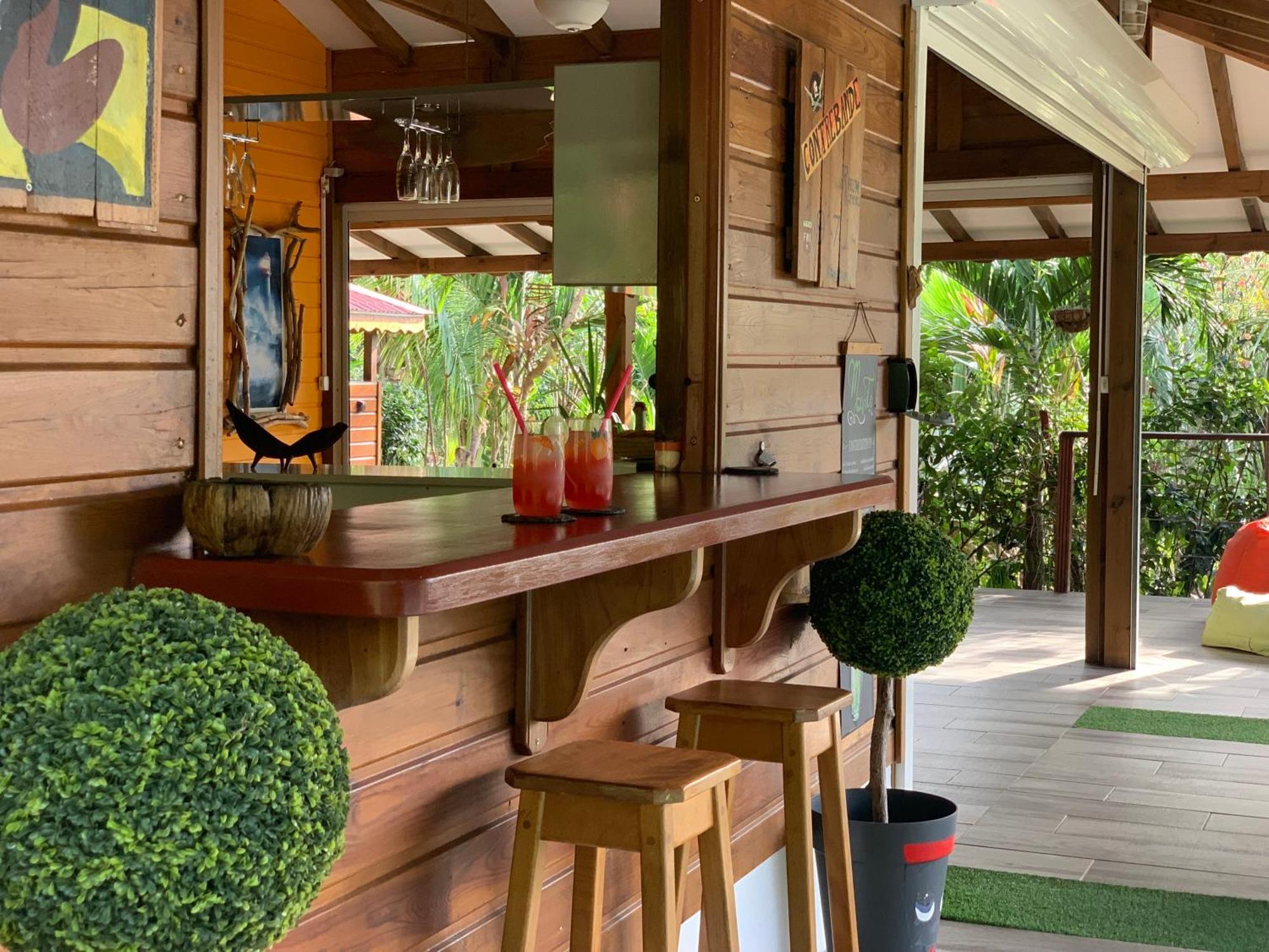 Les Ilets Caraibes Vue Mer Bouillante Exteriör bild