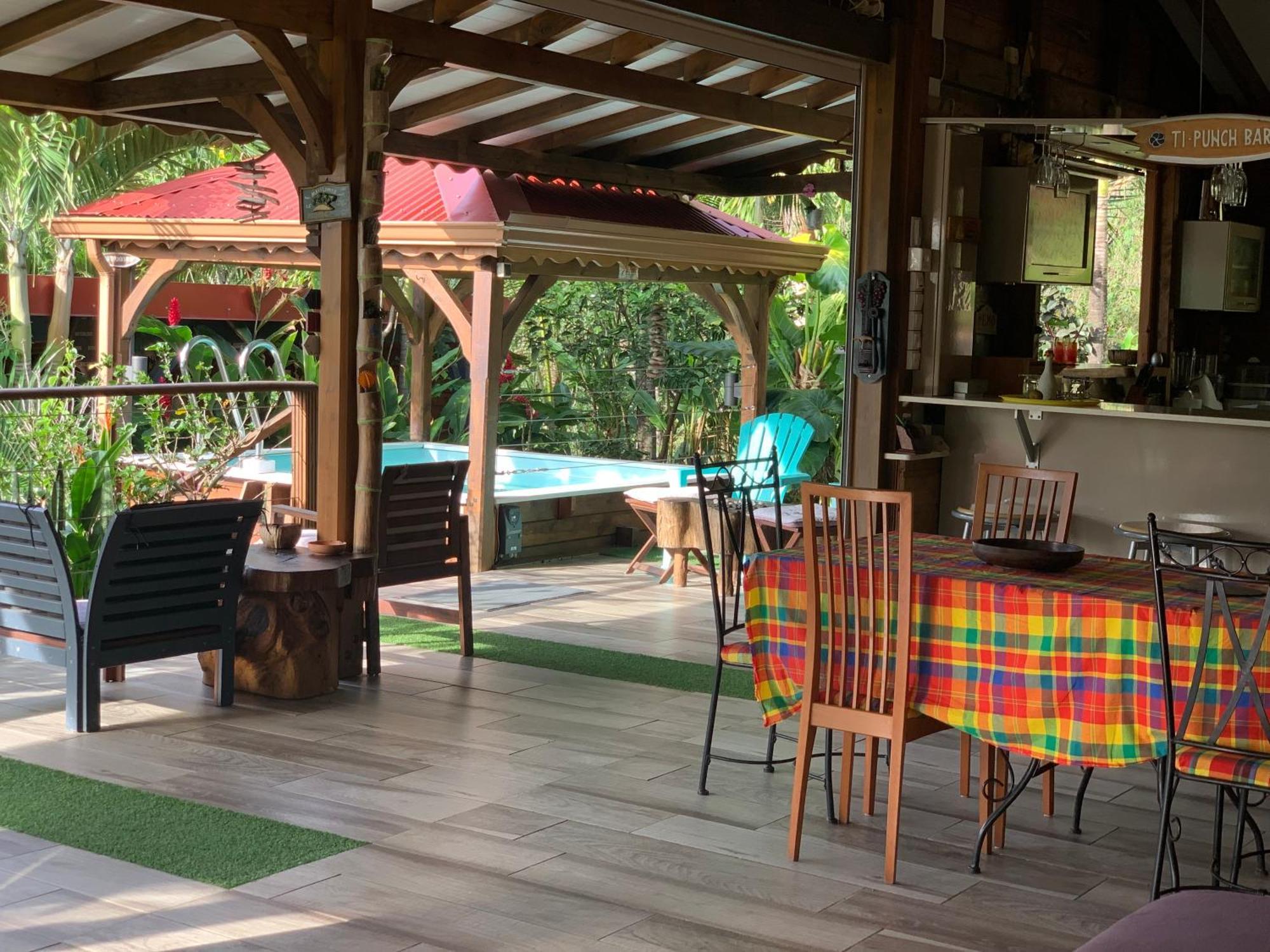 Les Ilets Caraibes Vue Mer Bouillante Exteriör bild
