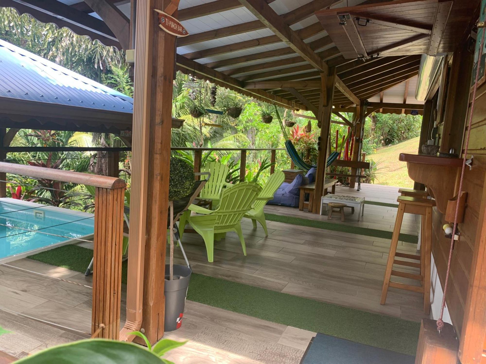 Les Ilets Caraibes Vue Mer Bouillante Exteriör bild